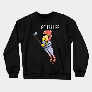 Golf is life animals Crewneck Sweatshirt